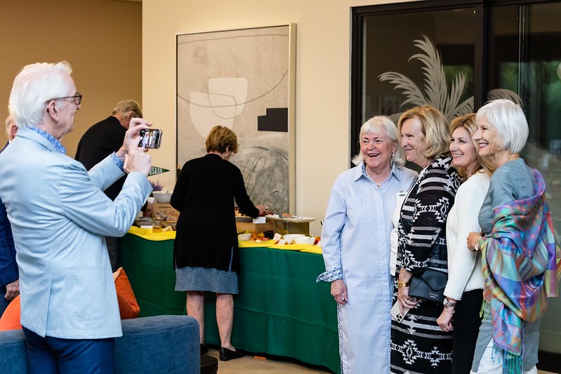 photo of USask leaders gathering together