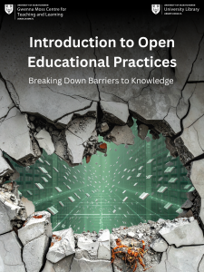 Intro to Open Educational Resources- book cover image