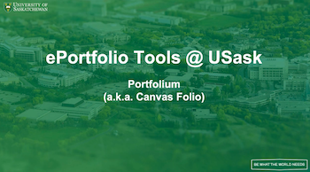image/video link for Portfolium